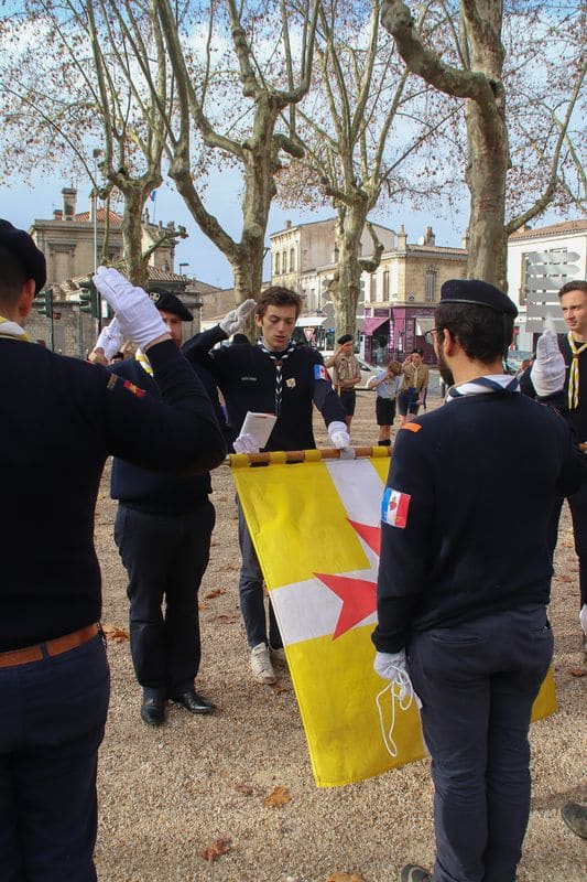 Investitures des chefs Europa Scouts de Bordeaux le 9 décembre 2018