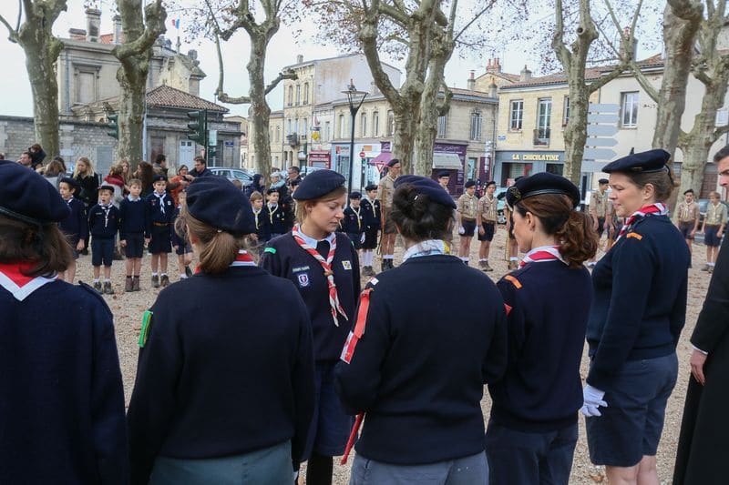 Investitures des chefs Europa Scouts de Bordeaux le 9 décembre 2018