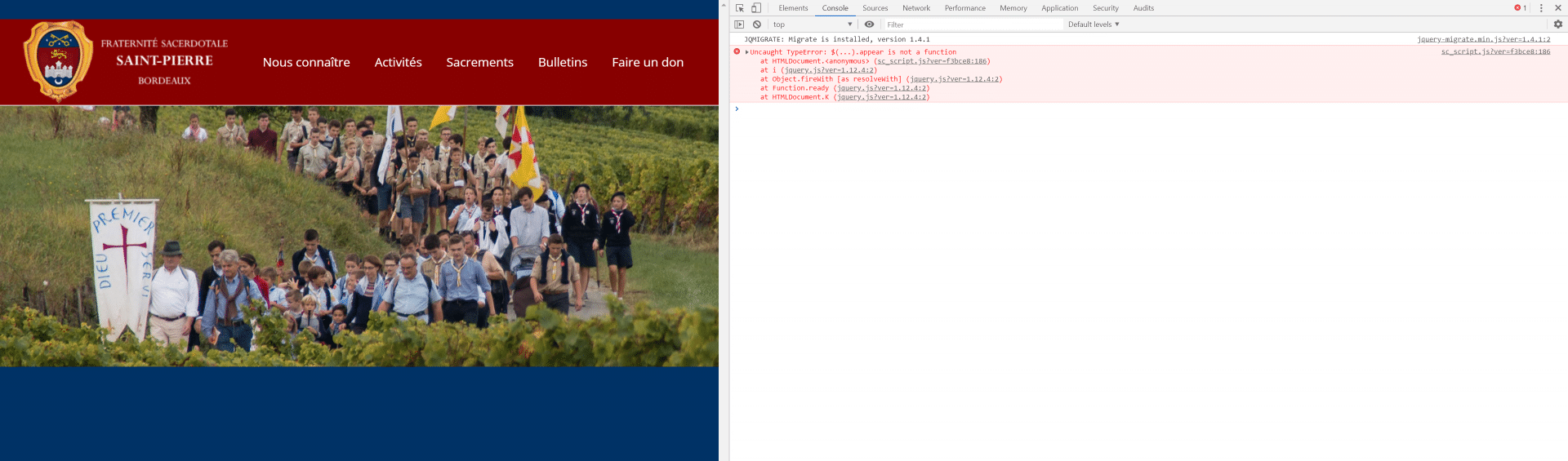 Error with php 7.2